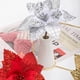 thumbnail image 3 of Cateissary 12 piezas de decoración: flor de Navidad para un ambiente festivo, flores artificiales de Navidad, duraderas. Kits de decoración para fiestas plata, 3 of 6