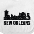 thumbnail image 4 of Inktastic New Orleans Skyline Grunge Boys or Girls Baby Bib, 4 of 4