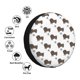 thumbnail image 4 of Fotbe Dachshund Dog Funda de Llanta de Repuesto con Estampado, Engrosada, Ajuste Universal para Jeep, Remolque, RV, SUV, Camión-15 inch, 4 of 6