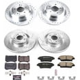 thumbnail image 3 of PowerStop Front and Rear Z23 Evolution Sport Carbon-Fiber Ceramic Brake Pad and Drilled & Slotted Rotor Kit Fits: HYUNDAI Select Models K5929, 3 of 10