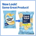 thumbnail image 2 of Great Value Lightly Salted Wavy Potato Chips Party Size, 13 oz, 2 of 11
