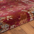 thumbnail image 3 of LR Home Ada 7'6" x 9'6" Red Southwestern Durable Indoor Area Rug, 3 of 8