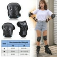 thumbnail image 3 of Protective gear suit,Wrist Equipment Set Knee Pads Equipment Set Safety 6 Kit Knee Pads Wrist Equipment Pads Pads Wrist Set Safety Pads Suit Pads Set 6 Rookin Jinmie Zdhf, 3 of 7