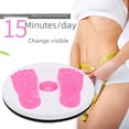 thumbnail image 5 of Magnetic Foot Spine Twist Machine for Home Fitness: Non-Folding Waist Trainer with Secure Fit for Abdominal Toning & Full-Body Workouts – Portable Home Exercise Equipment (Rose Red), 5 of 5