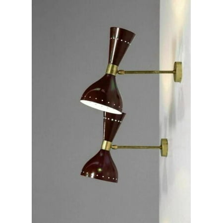 

Modern Pair of 2 Antique Italian Wall Lights Wall Fixture Lamps Wall Sconce