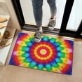 thumbnail image 2 of Rainbow Tie Dye Circular Pattern Door Rugs,Washable Non Slip Door Mats Indoor,Decorative Door Mats,Entry Mat Indoor for Entrance,Bedroom,Kitchen,Bathroom,16"x24", 2 of 6