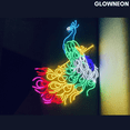 thumbnail image 2 of Glowneon Colorful Peacock Neon Sign, Peacock Led Sign, Bedroom Decor, 2 of 4