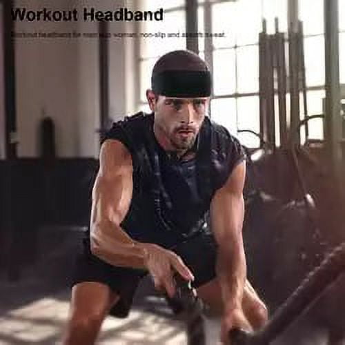 QPIXVB Workout Headbands,Sports & Outdoors Headbands Wristband,Gym Accessories,Moisture Wicking Hairband,Sweatbands