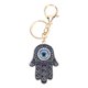 thumbnail image 1 of Llavero De La Suerte, Diseño único, Hebilla De Metal Exclusiva, Duradero, Resistente Al Desgaste, Llavero De Mal De Ojo Para Decoración De Bolsos Para Adornos Para Colgar En La ANGGREK Evil Eye Keychain, 1 of 8