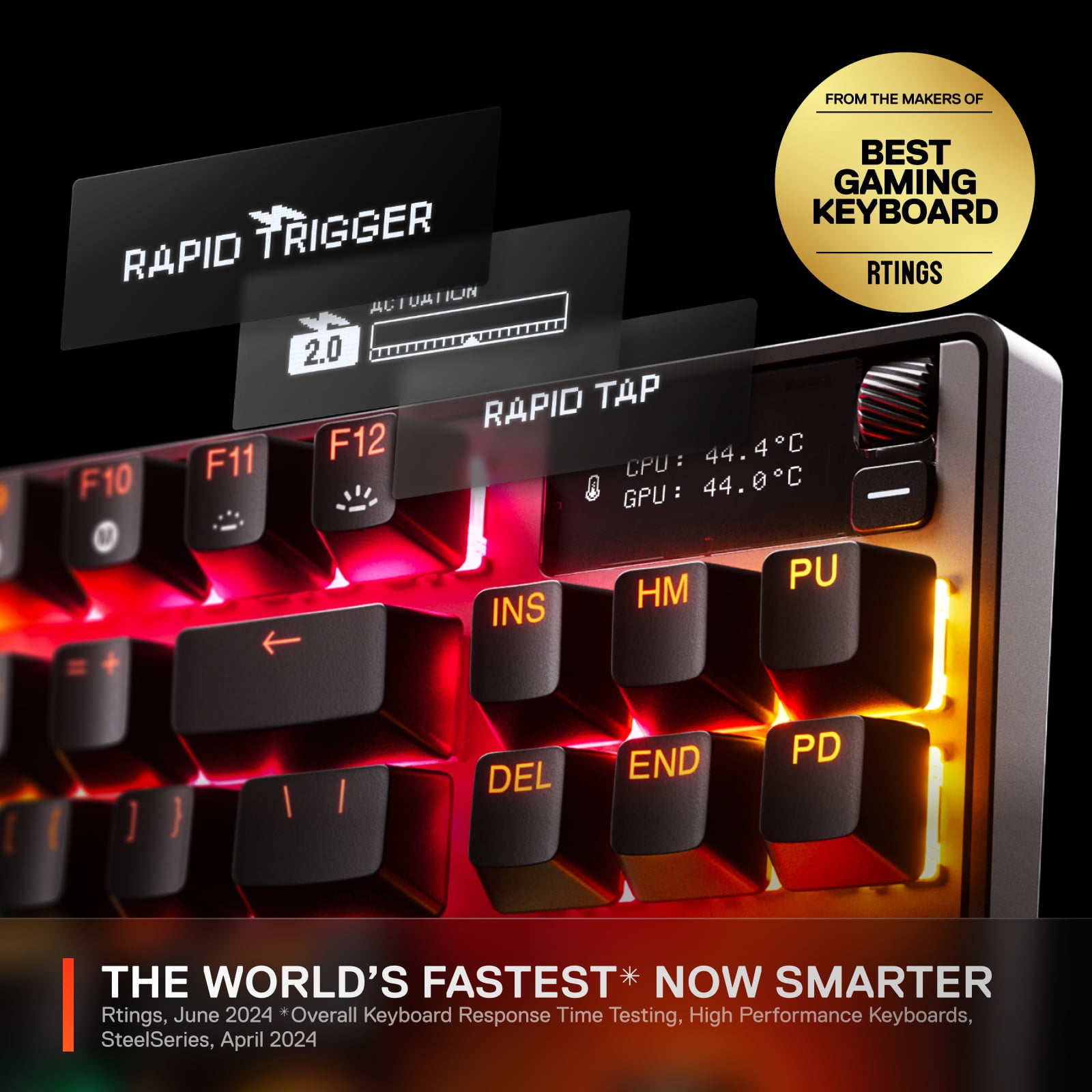 SteelSeries Apex Pro TKL - Wireless HyperMagnetic Gaming SteelSeries Apex Pro TKL - Wireless HyperMagnetic Gaming