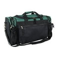 thumbnail image 2 of DALIX 20" Sports Duffle Bag w Water Bottle Mesh and Valuables Pockets in Dark Green, 2 of 3