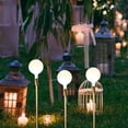 thumbnail image 3 of HEALEEP 2pcs Replacement Lamp Shade Acrylic Round Ball Simple Design Home Interior, 3 of 6