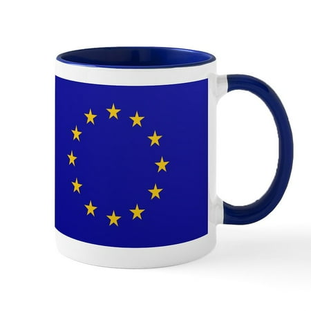 

CafePress - EU European Union Mugs - 11 oz Ceramic Mug - Novelty Coffee Tea Cup