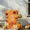 thumbnail image 2 of Welcome Fall Garden Flag 12.5x18 Inch Double Sided Polka Dots Maple Leaf Thanksgiving Garden Flags for Outside, Small Burlap for Autumn Yard Rustic Farmhouse Outdoor Decoration, 2 of 6