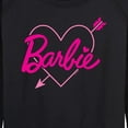 thumbnail image 3 of Barbie -  Arrow Heart Logo - Women's Lightweight French Terry Long Sleeve Shirt, 3 of 5