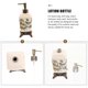 thumbnail image 4 of Vintage Style Ceramic Flower Printing Lotion Dispenser Bottle Lotion Holder, 4 of 4