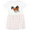 thumbnail image 3 of Inktastic Wild Mustang Horse Galloping Girls Toddler Dress, 3 of 5