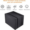 thumbnail image 5 of SONGAUN Window Air Conditioner Cover Outdoor, Luxiv Outside Window AC Unit Cover Black Dust-proof Waterproof Outdoor AC Protection Insulation Defender (21Wx16Dx15H), 5 of 7