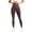 Bronze, variant on Women's High Waist Shaping Yoga Pants, Stretchy Breathable 4 Way Workout Leggings for Running Gym Fitness, Peach Hip Lifting Activewear Tight Pants