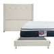 thumbnail image 1 of Colchón Matrimonial + Box Dolum + Cabecera Toledo Spring Air Dicasa Monaco, 1 of 8