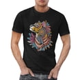 thumbnail image 1 of Playera Jaguar Con Plumas Animal Azteca Once  Playera manga corta, 1 of 3