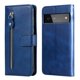thumbnail image 1 of Estuche de Cuero PU con Cierre para Google Pixel 6 5G , Funda Protectora con Billetera y Correa, 1 of 6