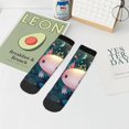 thumbnail image 7 of Pofeuu Whimsical Axolotl Fantasy Print 30cm Socks, Adult Running Hiking Socks for Youth and Adult, 7 of 7