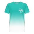 thumbnail image 4 of RYDCOT Beach Shirts for Men Fishing Palm Tree Graphic Tshirt Hawaiian Surf Shirt Vacation Summer Short Sleeve Cotton Tee Tops Sky Blue, 4 of 5