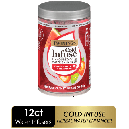 Twinings Cold Infuse Watermelon, Mint, & Strawberry, 12 Ct.
