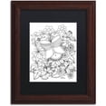 thumbnail image 1 of Trademark Fine Art "Fairies and Woodland Creatures 17" Canvas Art by KCDoodleArt Black Matte, Wood Frame, 1 of 3