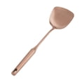 thumbnail image 3 of Cuchara de acero inoxidable, cucharón de sopa grande, espátula de cocina, herramienta de cocina, oro rosa 01#, 3 of 11
