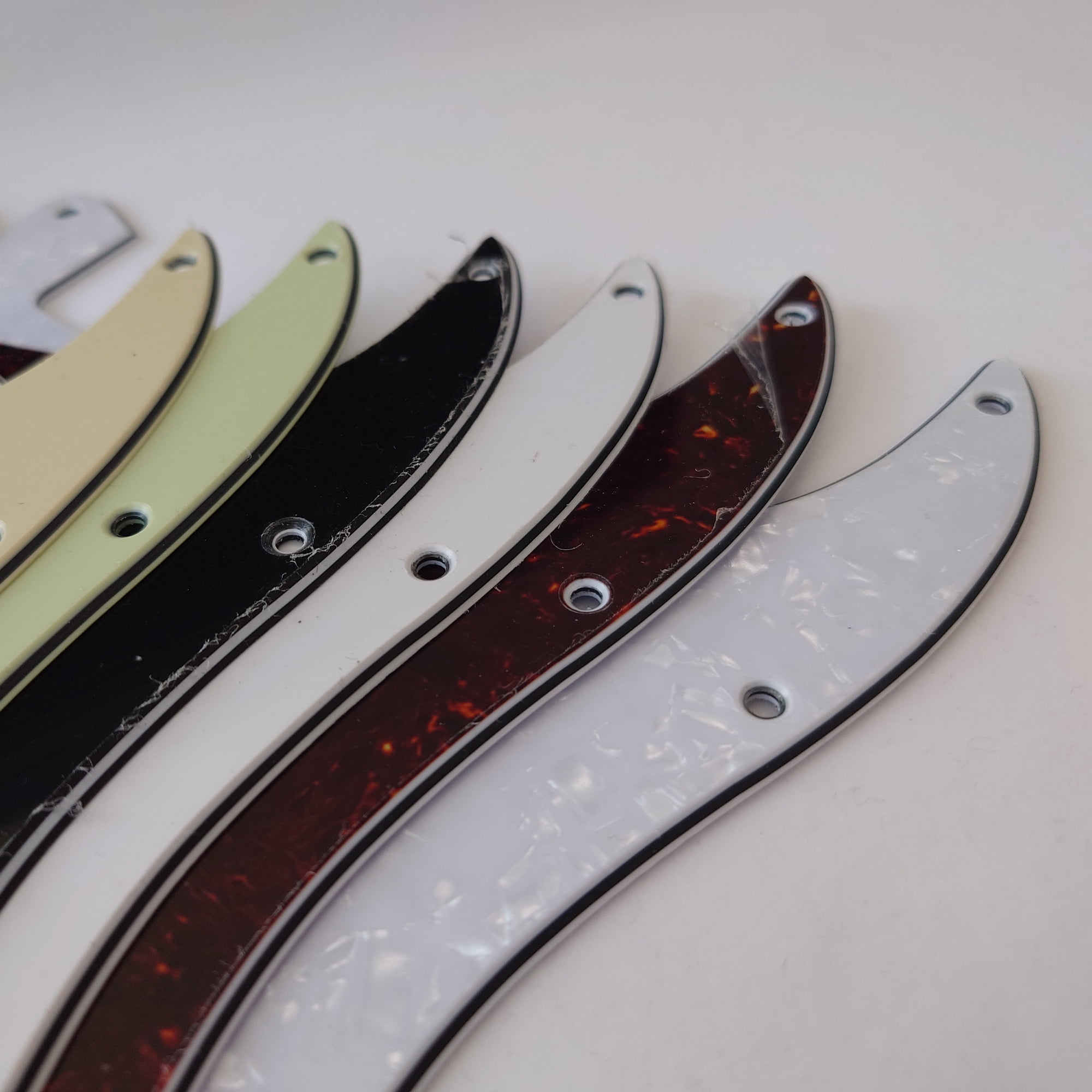 For Fit Fender Stratocaster HHH Humbucker Pickup Strat Guitar Pickguard Replacement Parts with Mounting Screws 3 Ply