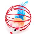 thumbnail image 6 of 3Pcs Cat Interactive Toy Feather Ball With Bell Mouse Cage Toys Plastic Colorful Cat Teaser Toy;3Pcs Cat Interactive Toy Feather Bell Ball Mouse Cage Colorful Teaser Toy, 6 of 8