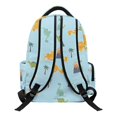 thumbnail image 2 of FUIALDOLG Dinosaur Breakout Print Kids Backpack with Water Repellent Multi-Pocket Bookbag, Side Pockets 17 Inch School Bag for Travel Elementary School Back to School, 2 of 9