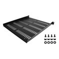 thumbnail image 5 of StarTech.com 1U Vented Server Rack Cabinet Shelf, 20in Deep Fixed Cantilever Tray, Rackmount Shelf for 19" AV/Data/Network Equipment Enclosure w/ Cage Nuts & Screws, 55lbs Weight Capacity - 1U Network Rack Shelf - Rack shelf - black - 1U - 19", 5 of 5