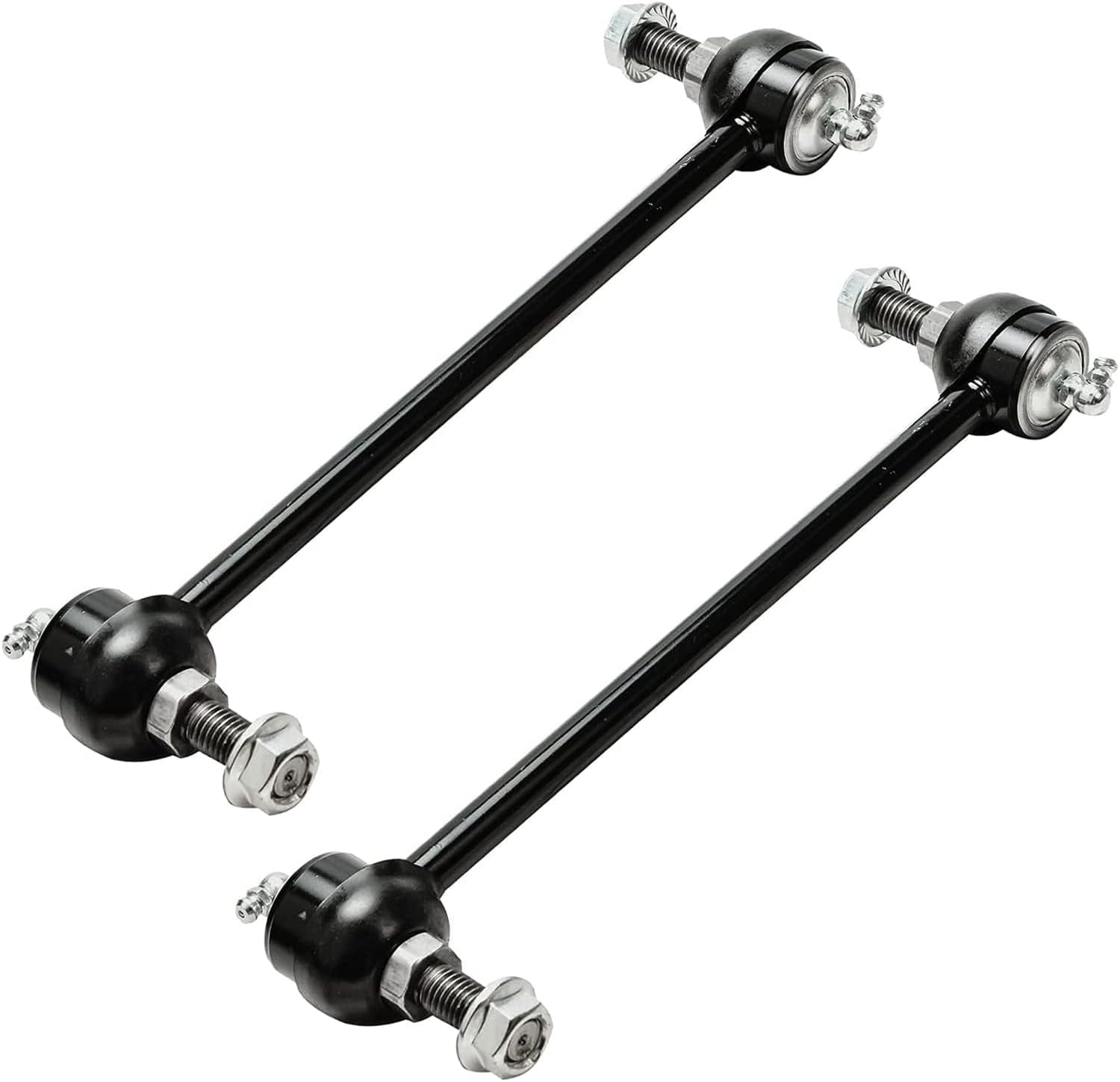 Detroit Axle - 12pc Front End Suspension Kit for 2006 2007 2011 Chevy HHR 2005 Cobalt, 2 Lower Control Arms with Ball Joint 2 Struts with Coil Springs 4 Inner Outer Tie Rods 2 Sway Bars 2 Boots
