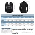 thumbnail image 4 of Men's Sport Coat Classic Fit 2 Button Stretch Blazer Suit Jacket Grey, 4 of 4