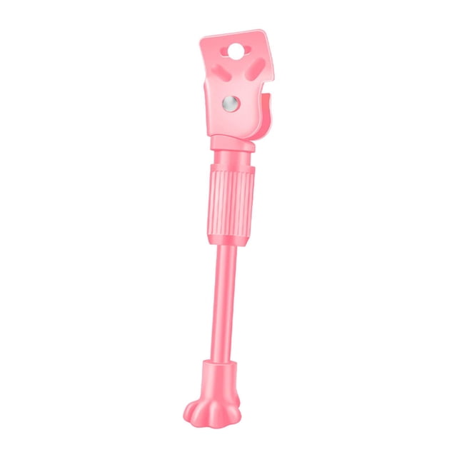 Caballete trasero de metal para bicicleta infantil. Soporte para bicicleta infantil. Rosa 20 pulgadas