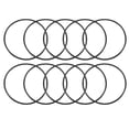 thumbnail image 1 of Anillo de sellado de goma nitrilo negro de 2.5 mm x 75 mm, arandelas de sellado, 10 piezas, 1 of 5