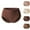 Brown, variant on HAOTAGS Briefs for Women,Hip Lift High Waist Stretchable Comfortable Body Breathable Underwear Briefs Brown XS