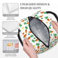 thumbnail image 3 of Balery Cute Carrot Bolsa de Almuerzo para Mujeres, Caja de Almuerzo, Bolsa de Almuerzo Pequeña Impermeable, Tote de Almuerzo Reutilizable con Gran Capacidad, 3 of 6