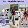 thumbnail image 6 of Bling Water Bottle Holder with Adjustable Strap & Straw Cover for Cup 40 oz Tumbler with Handle, Water Bottle Carrier Bag with Phone Pocket & Carabiner for Cup Accessories, 6 of 7