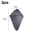 thumbnail image 2 of Microfiber Drying Towels 2 Pack Super Absorbent Quick Drying Magic Bandanas for Dry Long Hair Soft, 2 of 5