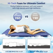 Elegear Self Inflating Sleeping Pad, 3.1 Ultra-Thick Memory Foam Camping Pad with Pillow Fast Inflating in 20s Insulated Camping Mattress Pad 4-Season Camp Sleeping Mat for Camping/Car/Tent