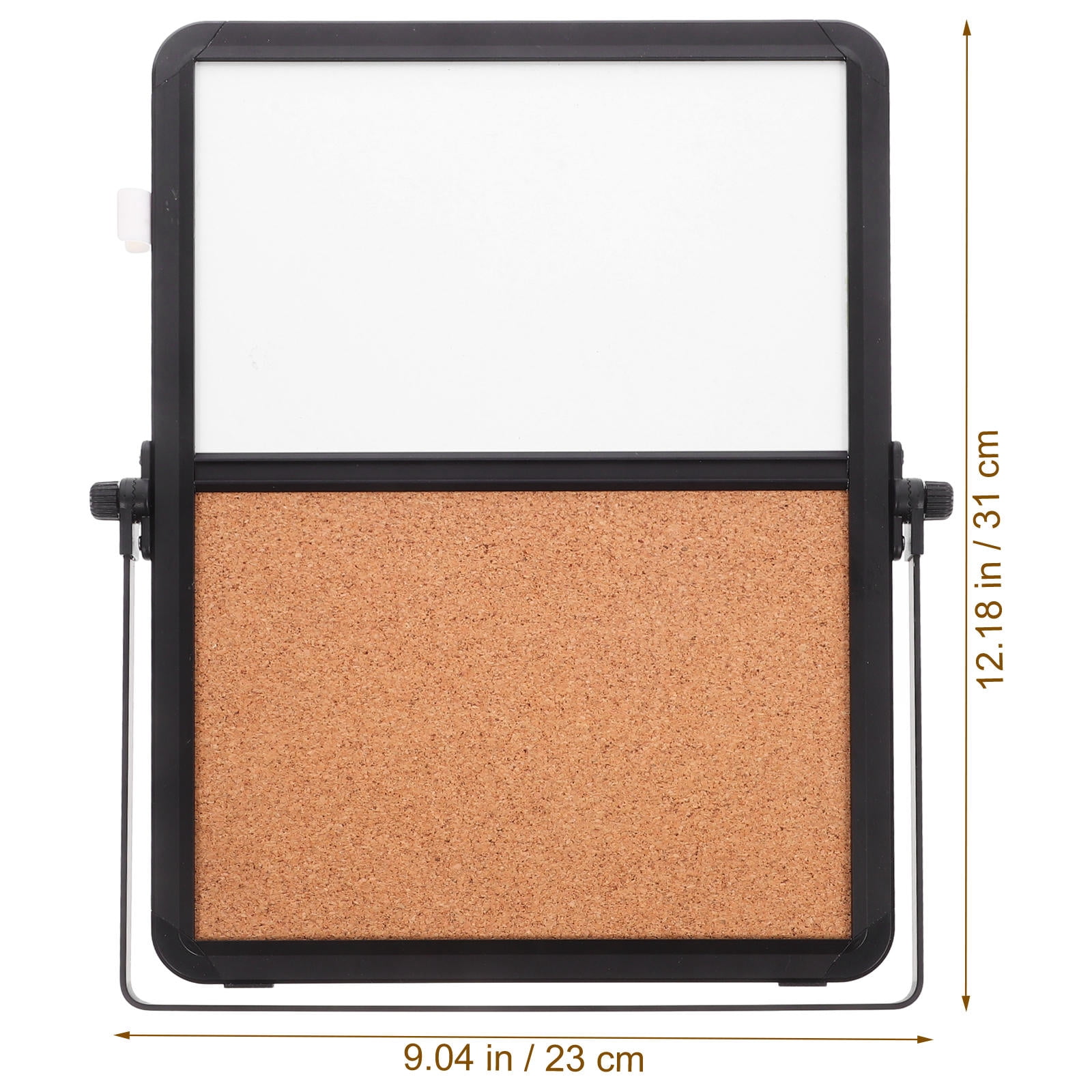 WHAMVOX Cork Bulletin Board for Home Office Use with Aluminium Alloy Frame Assorted Color 1 Piece