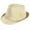 Beige, variant on Hesxuno Unisex Trilby Gangster Cap Beach Sun Straw Hat Band Sunhat
