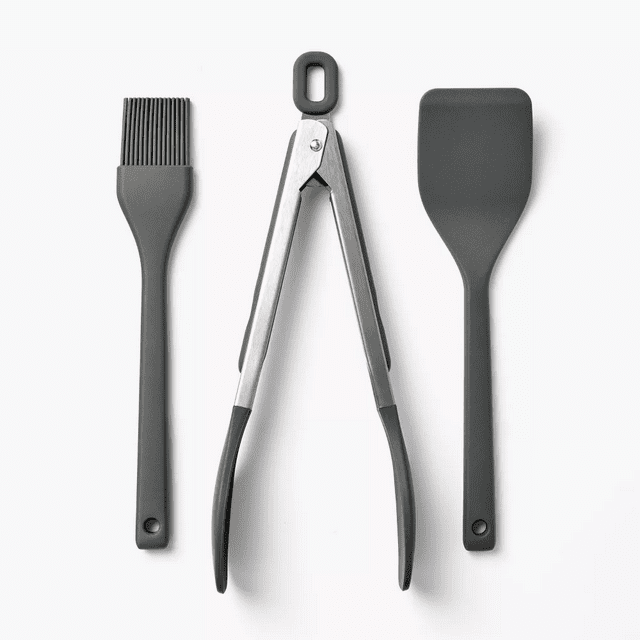 Juego de utensilios de cocina Figmint Silicone Mini Turner Basting