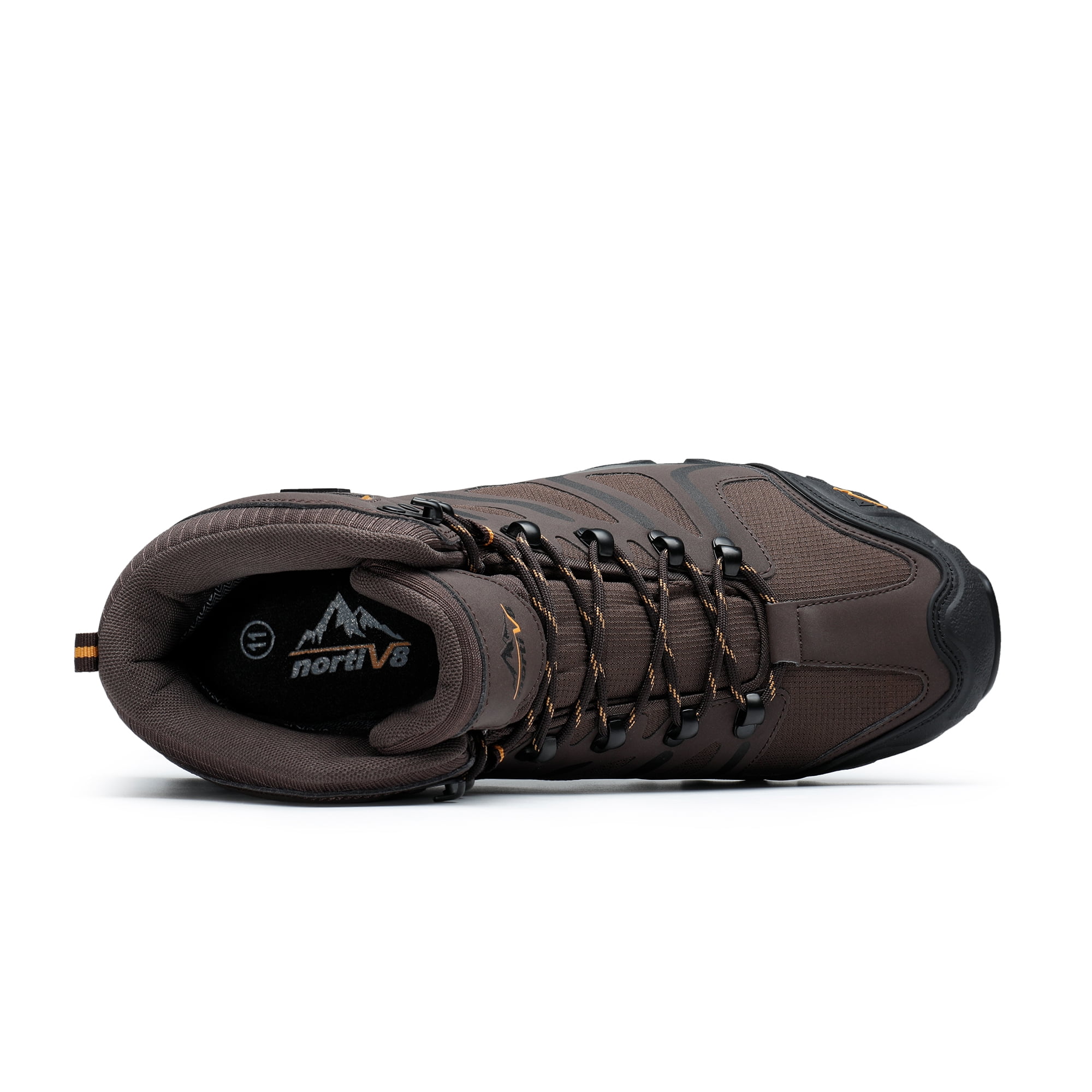 Mens Waterproof Ankle-High Hiking Boots - Lightweight Outdoor Shoes for Trekking Trails