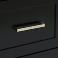 thumbnail image 3 of Ariel Hamlet 60 In. Double Oval Sink Bathroom Vanity With Carrara White Quartz Countertop 1.5 Edge In Black, 3 of 11