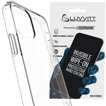 Luvvitt Clear View Case and Liquid Glass Screen Protector Bundle for iPhone 11 Pro Max 2019